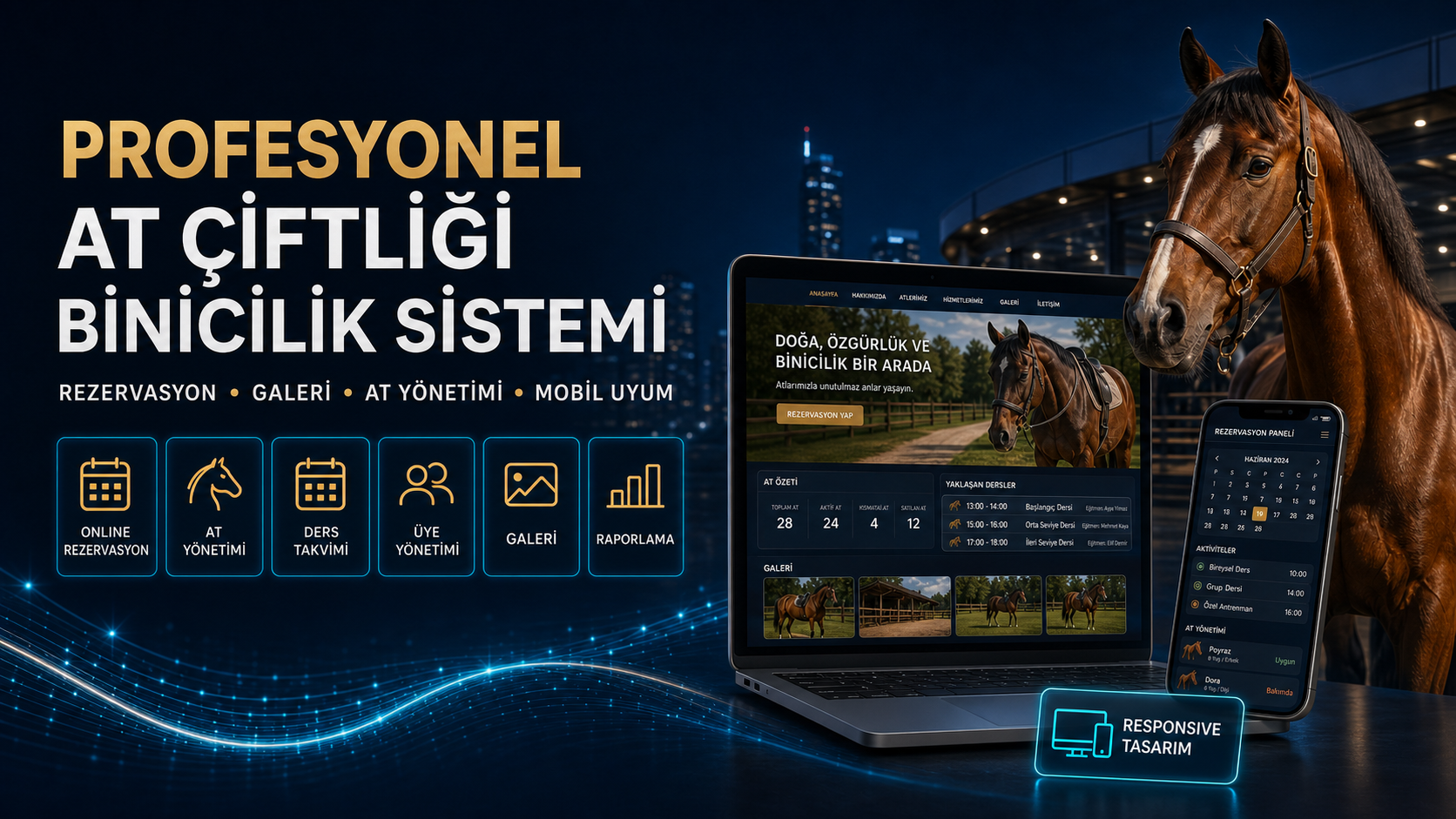 At Çiftliği ve Binicilik Kulübü Web Sitesi
